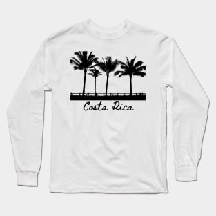 Costa Rica Palm Trees Long Sleeve T-Shirt